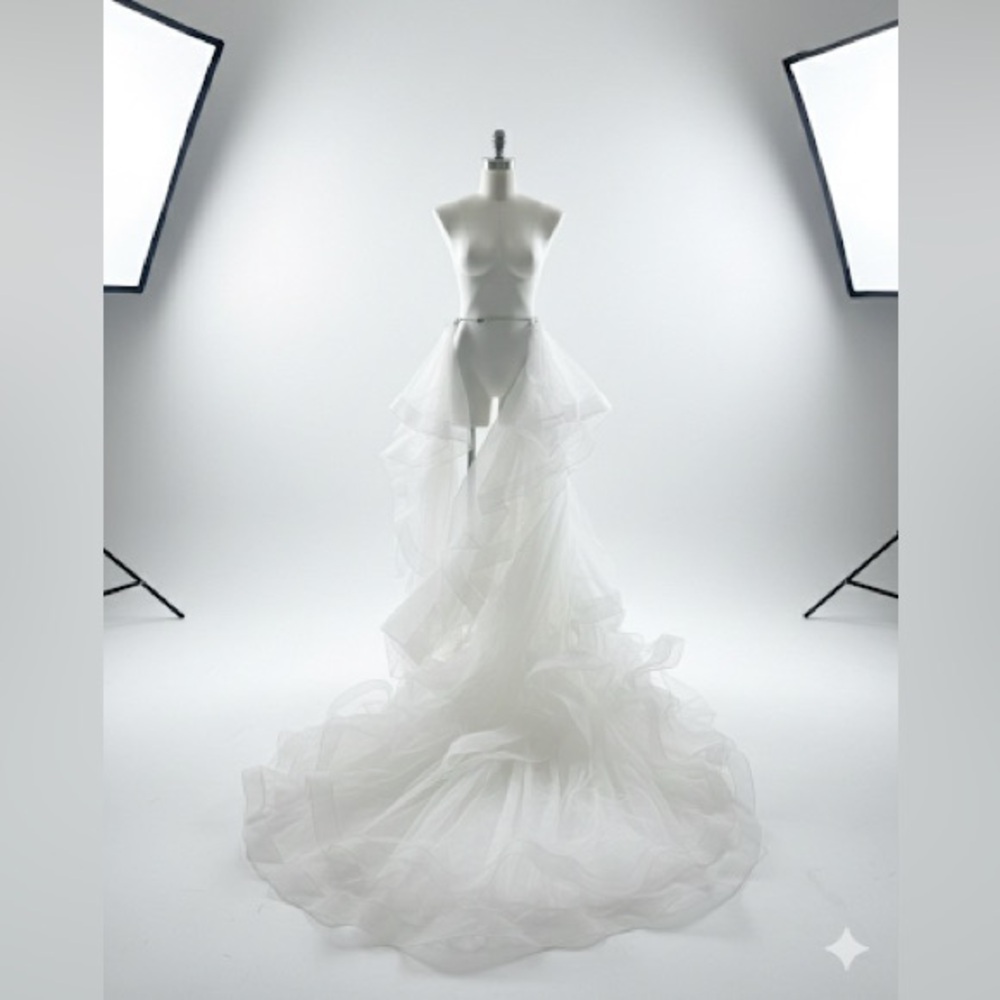Tiered Bridal overskirt